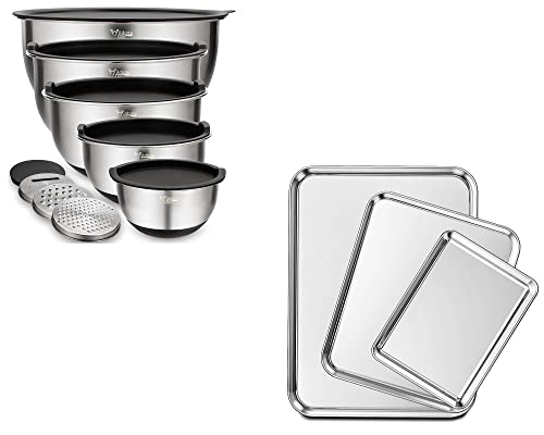 Set Wildone de 3 tazones con ralladores y bandeja de hornear miniatura 1