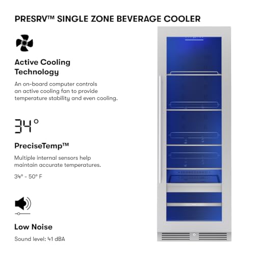 Zephyr 24 Inch Wine Fridge & Beverage Refrigerator Review