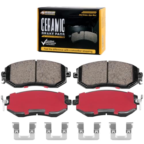 Image of D1539 Front Ceramic Brake Pads Kit Fit For Scion FR-S 2013-2016, For Subaru BRZ 2013-2024, For Crosstrek 2016-2017, For Forester 2011-2018, For Toyota 86 2017-2020, For GR86 22-25