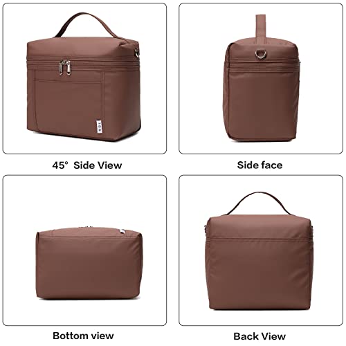 Image of NOL Natural Organic Lifestyle Insulated Lunch Bags for Women Cooler Bag Lightweight Nylon Waterproof Lunch Box For Work