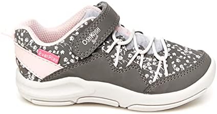 OshKosh B'Gosh Girls Cycla EverPlay Sneaker, Grey, 4 Toddler | Image 6
