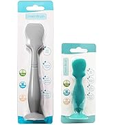 JR Baby Diaper Cream Spatula, 2 Pack Baby Diaper Brush with Humanized Handle and Suction Cup, Bab...