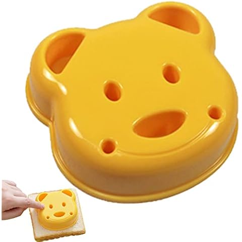 Sandwich Cutter, Cute Bear Sandwich Cutters for Children, Portable Sandwich Press Mould Bread Cutters Bear Shape Food Cutter Bento Box Accessories for Kids Cover