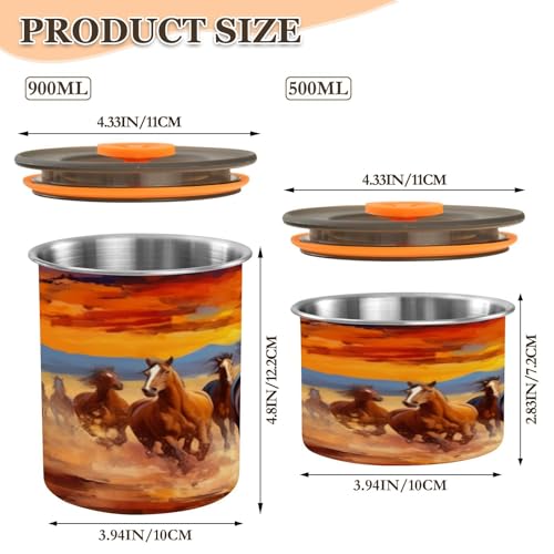 Envase de Acero Inoxidable Hermético para Café 900 ml miniatura 2