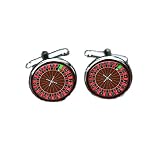 Bloody devil Gemelli per matrimonio, gemelli da poker, giochi di roulette casinò, accessori personalizzati per gioielli, regalo personalizzato per sposo, idee regalo, regalo d'amore
