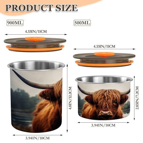 Envase de acero inoxidable para café, 17oz, hermético miniatura 2