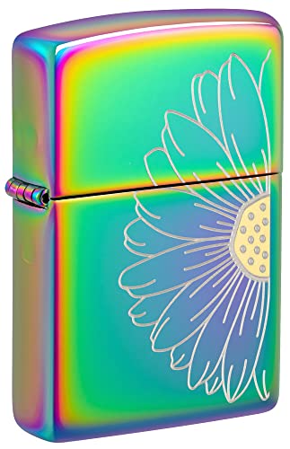 Image of Zippo Unisex-Adult Flower Lighters, Multi Color Two Tone Daisy