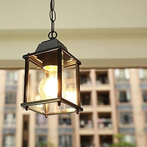E27 Hangende Lampen Buiten Hanglampen Zwart Retro IP23 Plafondverlichting Vintage Industriële Metalen Hanglampen…