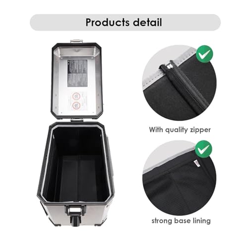 Bolsa interior compatible con maleta LeosHi para motocicleta R1200GS LC ADV R1250GS R 1200 GS, tamaño para maletero superior miniatura 3
