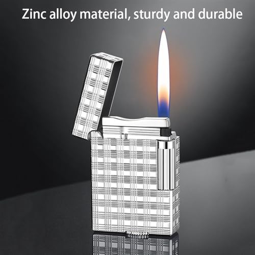 Encendedor de butano recargable con rueda lateral esmerilada 5