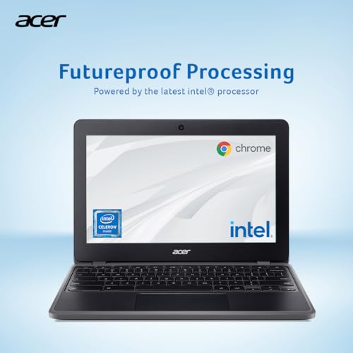 Acer Chromebook Intel Celeron Dual-Core N4500 (Chrome OS/4 GB RAM/64 GB eMMC/Intel UHD Graphics) C734 with 29.4 cm (11.6") HD Display, Black, 1.3 KG - Image 3