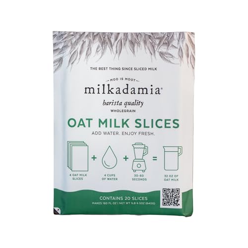 milkadamia Oat Milk Slices, 20 Slices (Makes 8 Fl Oz
