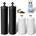 Water Filter Replacement for Berkey® Gravity Water Filter System, Compatible with Berkey® BB9-2® Black Filters & PF-2® Fluoride Filters,Combo Pack.