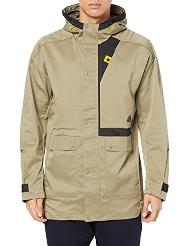 [アディダス] ジャケット テック ウーブンパーカージャケット KOG67 メンズ オービットグリーン/オービットグリーン/ブラック(H40229) M