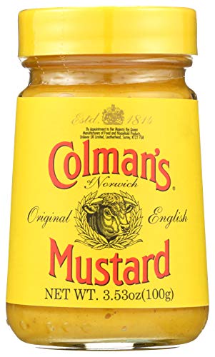 Colman's Original English Mustard, 3.5 Ounce Glass Jars (Pack of 8)