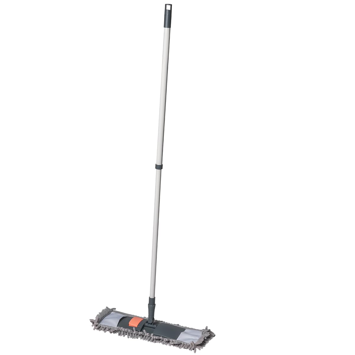 Sponsored Ad - Primeway® Chenille Microfibre Flat Mop | All Floor Surfaces Cleaning | Wet & Dry Use | 360° Rotating Mop Head 43x14cm | Long Extendable Telescopic Iron Handle | 72~120cm | Grey