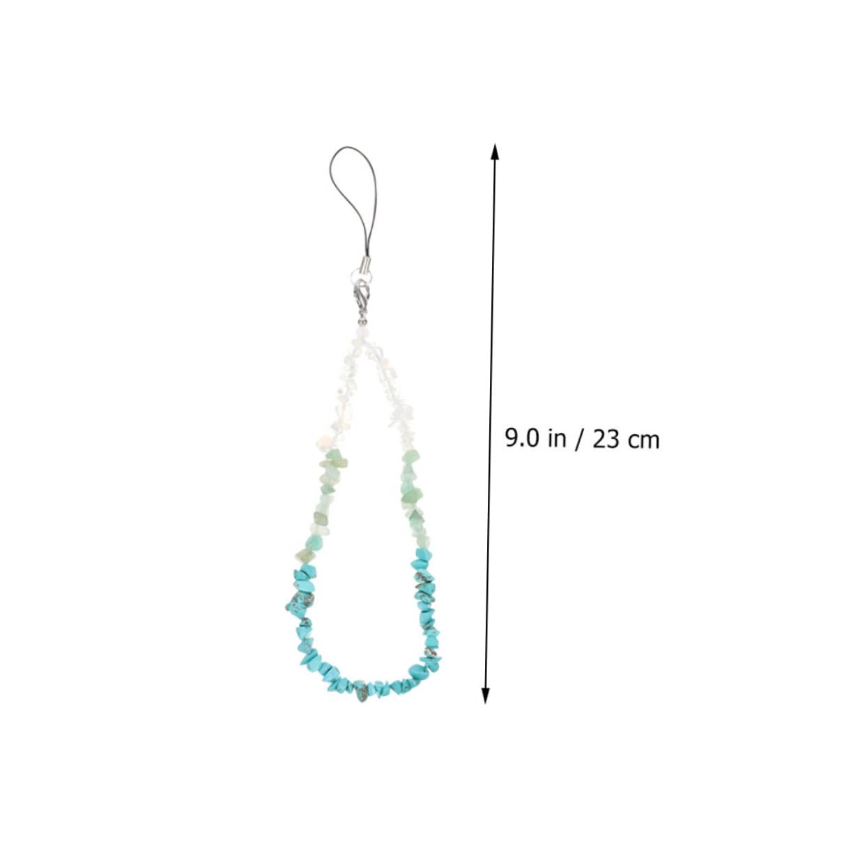 ABOOFAN 10piezas Cadenas De Teléfono Cuentas De Natural De Correa De Móvil Ligera y Decorativa Compatible Smartphones y Cámaras Para Regalar Cumpleaños y Festivales