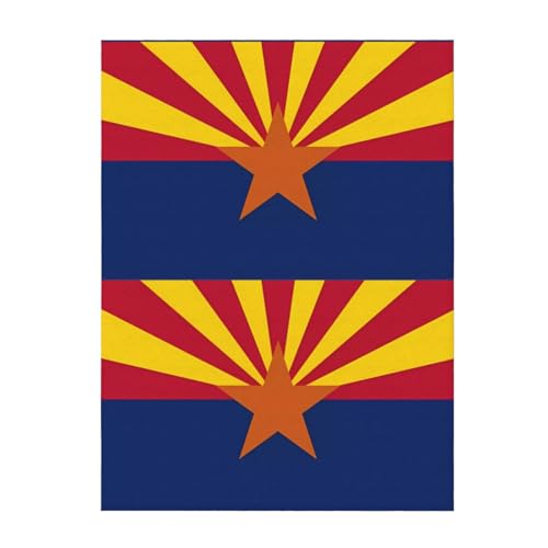 Couverture drapeau Arizona 203x152 cm jeté de canapé chaud