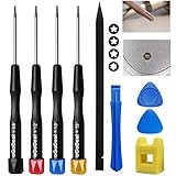 【Amazon限定ブランド】oGoDeal 精密ドライバー 星型 五角 P2 P5 P6 (0.8 1.2 1.5) T5トルクスドライバー iPhone、MacBook Air、MacBook Proなど分解 交換用 特殊 精密 ドライバーセット 6in1