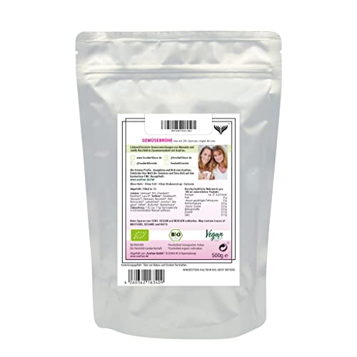 Azafran BIO Gemüsebrühe Brühe ohne Hefe, Glutamate, Fett - Salzarm 500g / 22L
