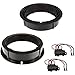 Sound Way Kit Installazione Supporti adattatori Altoparlanti 165 mm Compatibile con VW Volksvagen Skoda Seat