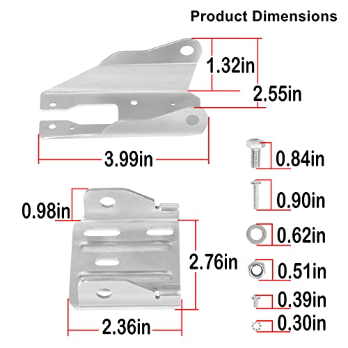 Image of 010-12784-02 Heavy Duty Transducer Mount Bracket, Transom Mount Bracket Compatible with Garmin Panoptix Transducer LVS32