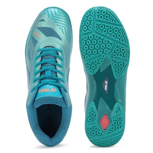 Image of YONEX BLAZE 3 Badminton Shoes |Non Marking | Ideal for Badminton,Squash,Table Tennis,Volleyball | Non-Marking Sole |TRU Cushion |Durable Skin Light|Synchro-Fit Insole|Toe Assist Shape|Hexa Grip |Light Weight|Lateral Shell|Extra Cushioning|Snap Back Action|