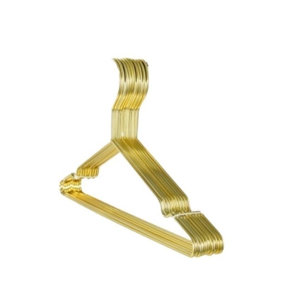 Casa Appendiabiti Con Scanalature Antiscivolo Ultra Sottile For Risparmiare Spazio Essenziali per l'armadio(Gold)