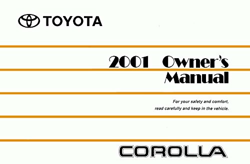 bishko automotive literature 2001 Toyota Corolla Owners Manual User Guide Reference Operator Book Fuses