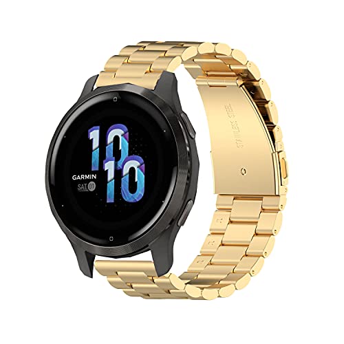 Image of FitTurn 22MM Bands Compatible with Cubitt Aura /Aura Pro /CT2 Pro /CT4 /Viva Pro /Viva Smartwatch, Replacement Metal Bracelet Premium Solid Stainless Steel Watch Band Strap Wristbands for Cubitt Aura /Aura Pro /CT2 Pro /CT4 /Viva Pro /Viva