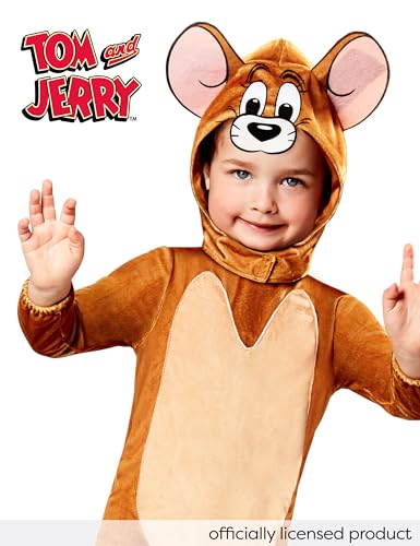 Disfraz Jerry Mouse para niños 2T Unisex miniatura 6