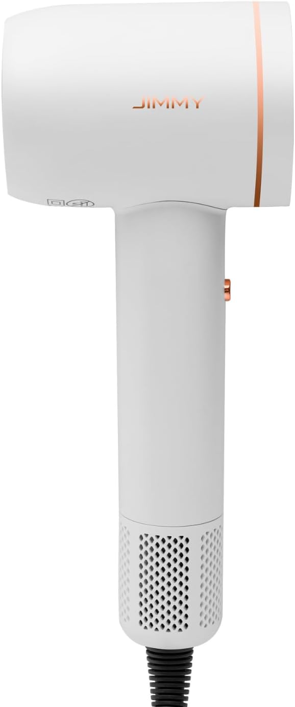 JIMMY F7 Ultrasonic Hair Dryer with Touch Display, Nano Ion Technology, Heat Regulation, Light and Quiet