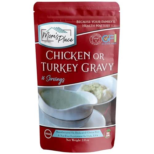 Mom's Place Gluten-Free Chicken or Turkey Gravy Mix, Soy, Dairy,