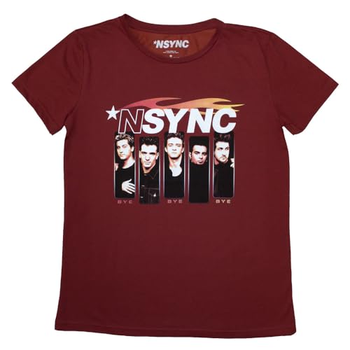 T-shirt NSYNC Flame Logo Femme haut streetwear à manches courtes en coton