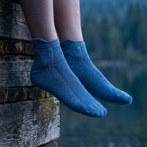 Image of Neeman's Ankle Length Comfort Socks for Men & Women | Cotton Blend Casual Socks | Soft, Breathable & Stretchable | Anti-Slip Rib | Reinforced Heel & Toe | Everyday Wear | Pack of 3