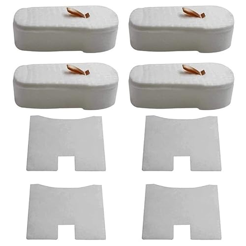 Ersatzfilter kompatibel mit Shark Vertex Ultralight DuoClean PowerFins Kabel-Staubsauger HZ2000, HZ2002, HZ251, XFFKHZ2000, XPMFHZ2000 (4 Nachmotorfilter + 4 Schaumstoff + 4 Filz) Cover