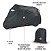UltraGard Motorcycle Trike Cover - Weather-Resistant with Elastic Hem, Rustproof Grommets, Storage Bag, Windshield Liner, Antenna Flaps & Expandable Windshield Pockets
