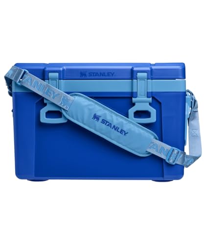 Image of Stanley Adventure Outdoor Cooler 24 qt | Heavy Duty Outdoor Camping Cooler with Easy Carry Top Handle | BPA-Free | Cobalt