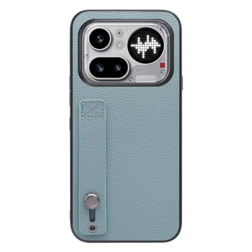 LOOF HOLD-SHELL �{�v ���U�[ �x���g�t�� �X�}�z�P�[�X for Nothing Phone (4a) Pro �p �P�[�X �J�o�[ �X�g���b�v�z�[�� �����h�~ �V���v�� �ϏՌ� ���^ �y�� leather [�X�J�C�u���[]