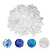 Skyflame 10-Pound Recycled Fire Glass for Fire Pit/Fireplace/Vase Fillers/Garden Landscapes, Ice Clear