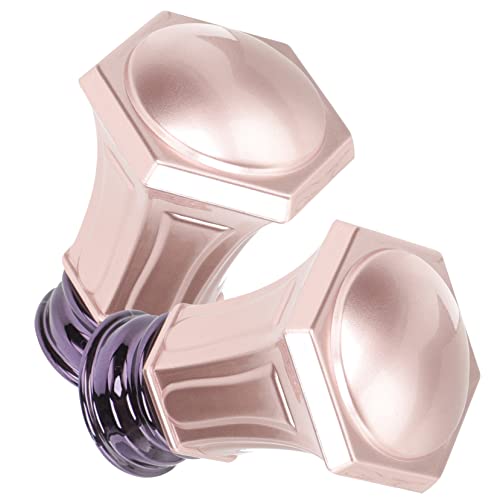 Cabilock 2Pcs Decorative Curtain Rod Finials End Caps for Drapery Rods Stylish Home Curtain Replacement Finials for Elegant Window
