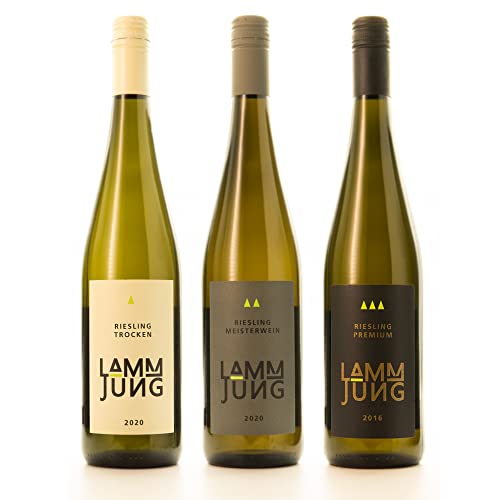 Weingut Lamm Jung Riesling Paket Weißwein Rheingau 3 x 0.75 l Cover
