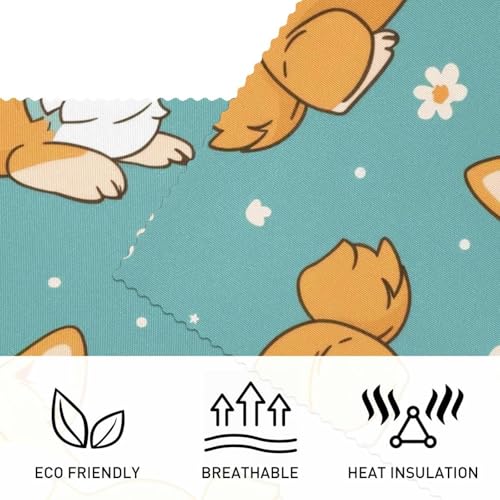 Set de table antidérapant lot de 6 résistant chaleur pour protéger table des brûlures Corgi - 4