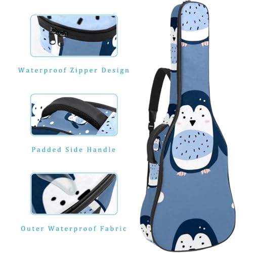 Sac de transport pour guitare basse 101,6 cm imperméable à double bretelle - 4