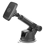 WizGear Universal Magnetic Car Mount Holder, Windshield Mount and Dashboard Mount Holder for Cell Phones and Tablets with Long Arm - (New Version Telescopic Arm)