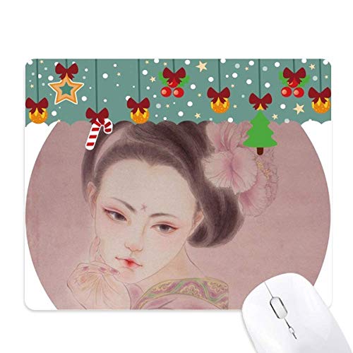 Tapis de Noël tapis de souris peinture chinoise pour cadeau unique