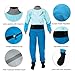 Drysuit Women's Kayaking Drysuits 3 Layers Waterproof Material Fabric Surfing Rafting Diving One Pieces(PURPLE,XXXL)