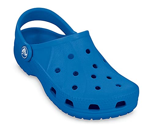 Image of Crocs Kids Unisex Ralen Sea Blue Rubber Clogs and Mules - C4C5 (15908-430-105), 4.5 Kids UK