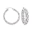 Medium Byzantine Hoops 1 1/4 Inches