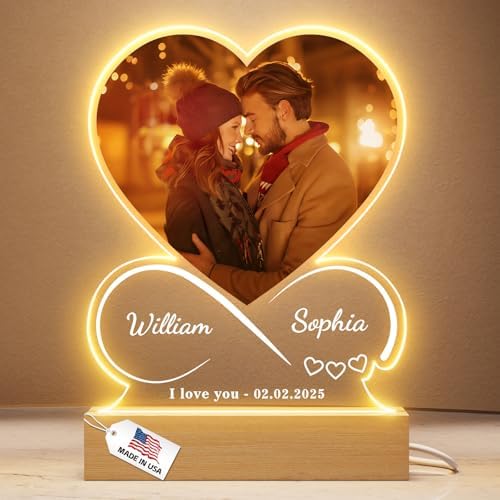 DPDP Custom Picture Frames with Photo - Personalized Photo Plaque...